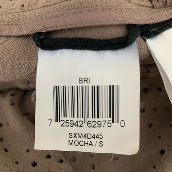 BCBGMAXAZRIA Bri Perforated Faux Suede Jacket - Picture 8 of 8